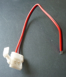 LED -Stripe 8 mm breit Einspeiser m. 150mm Kabel