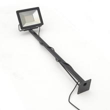 Reklameleuchte LED 50 Watt schwarz  IP 65 m. Arm