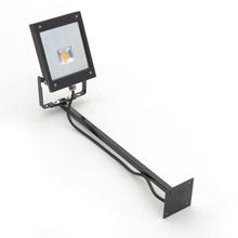 LED Werbeleuchte IP65, 12W, schwarz  50 cm Wandarm