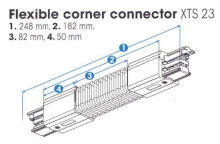 Flexibler Verbinder XTS 23g, schwarz