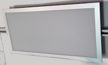Stromschienen-Panel CCT 18W. 60 x30 silber UGR19
