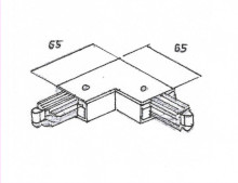 Eckverbinder Schutzleiter Innen 1- Ph. weiß GB34