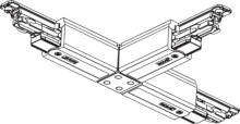 T-Verbinder XTS37,silber Dali  Erdung Innen/rechts