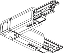 L-Verbinder XTS34 links, grau Dali