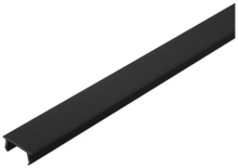 Abdeckung 2 m schwarz 1 Phasenschiene